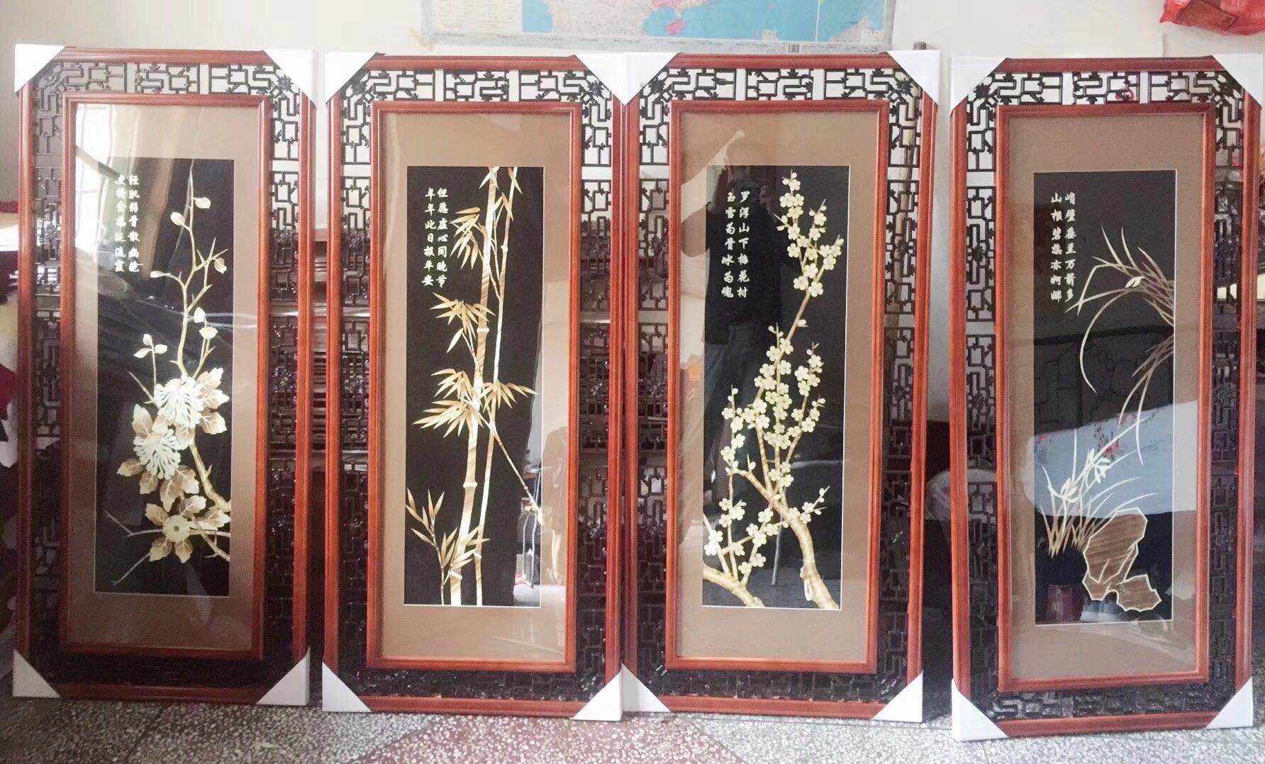 T009本色梅兰竹菊(图1)