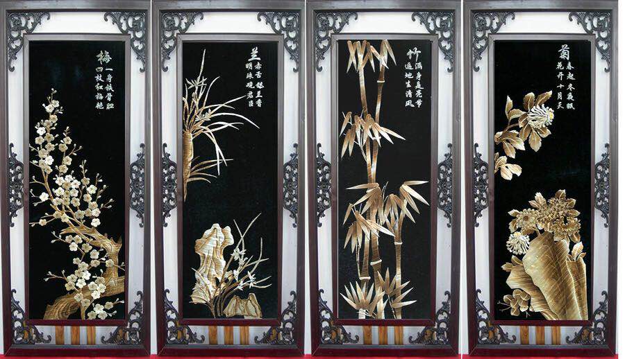 T010本色梅兰竹菊02(图1)